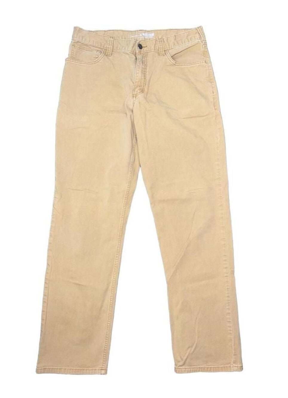 Carhartt Men's Tan Corduroy Relaxed Fit Workwear Pants